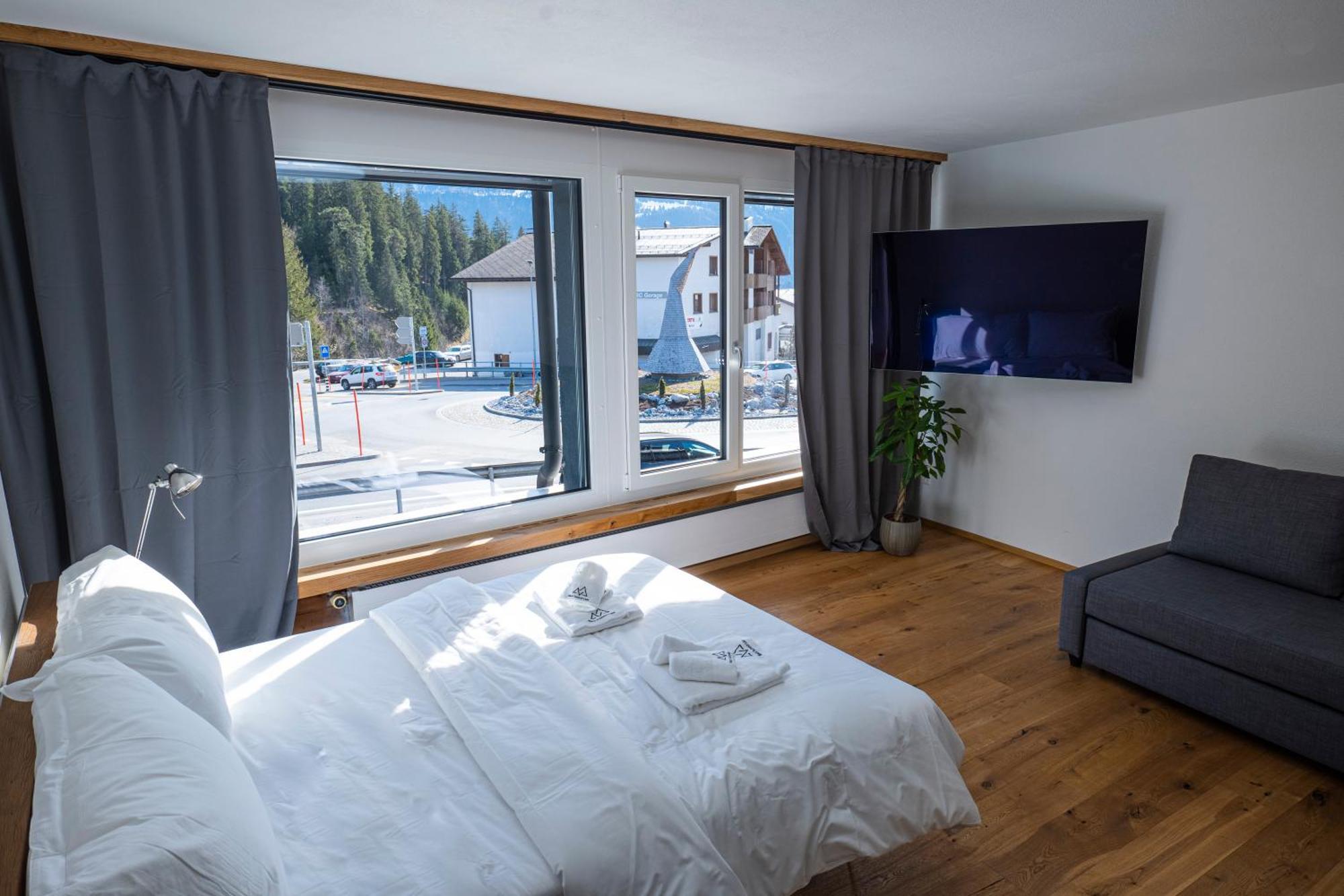 Black Summit Boutique Resort Laax Buitenkant foto