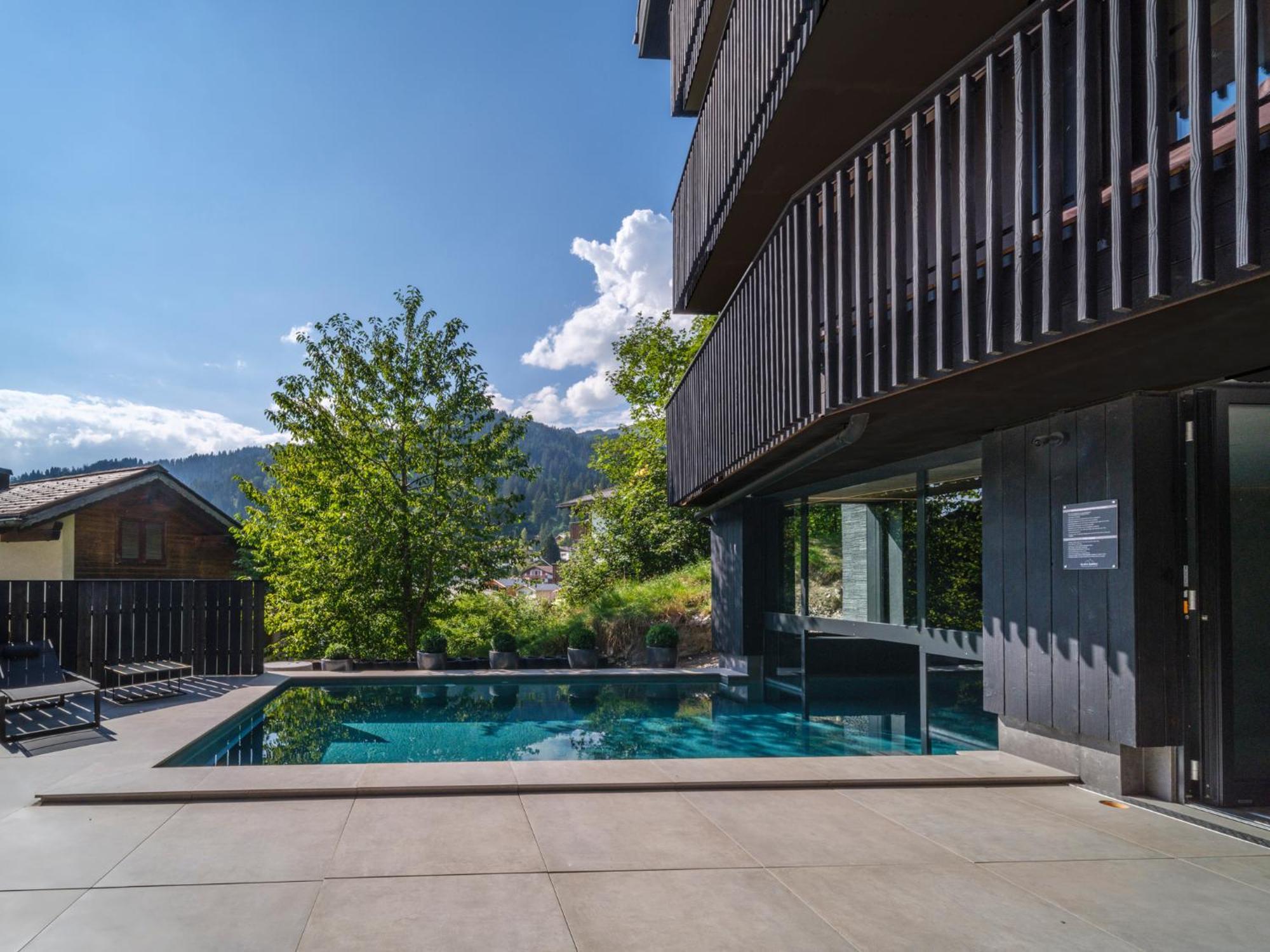 Black Summit Boutique Resort Laax Buitenkant foto